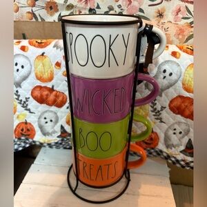 Rae Dunn Colorful Stacking Mugs